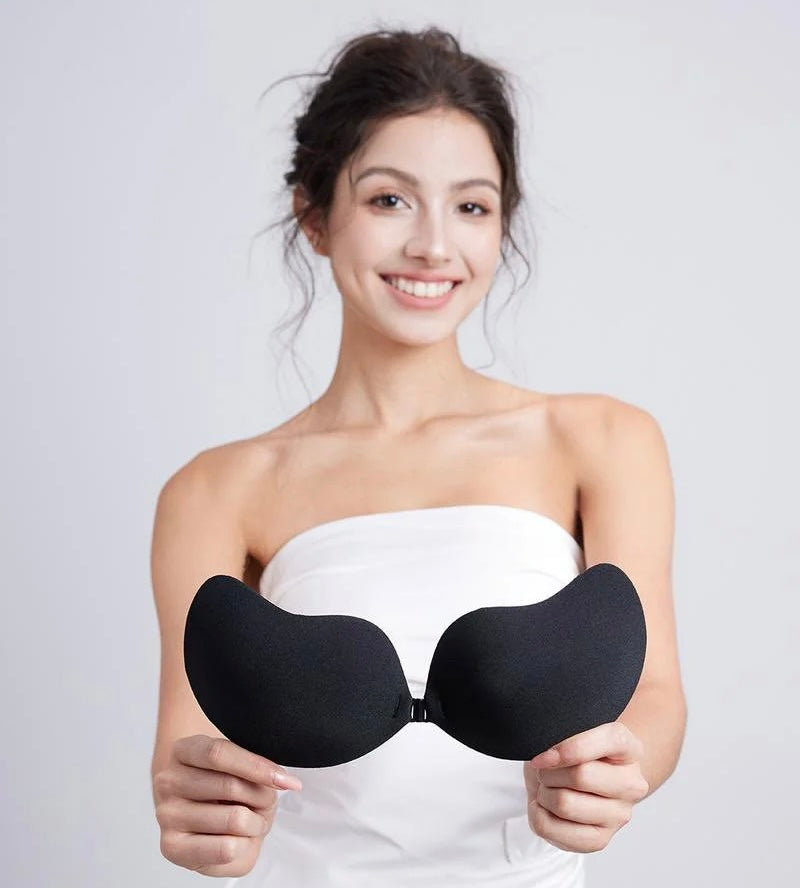 Invisible Push Up Bra Backless Strapless Bra Seamless Front Closure Bralette Underwear