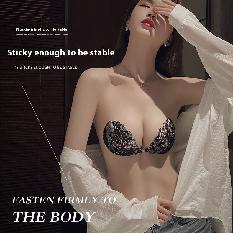 Lace Push Up Breathable Invisible Bra